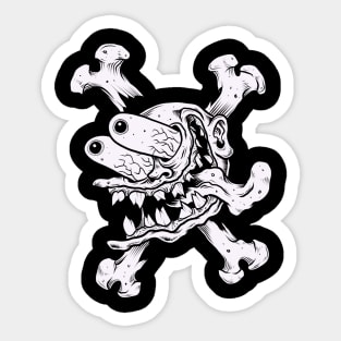 Bones head Sticker